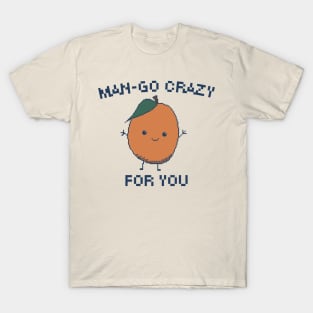 Man-Go Crazy for You, 8-Bit Pixel Art Mango T-Shirt